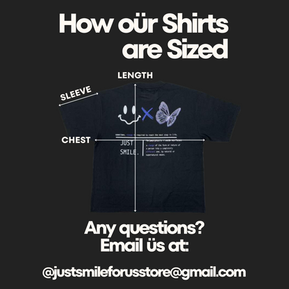 Just Smile Tee - Scratch Off The Frown [OVERSIZED]