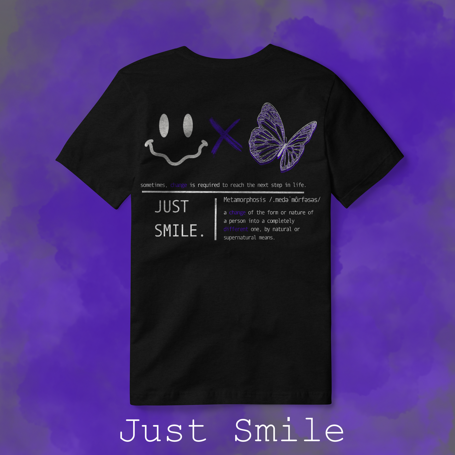 Just Smile Tee - Metamorphosis [OVERSIZED]